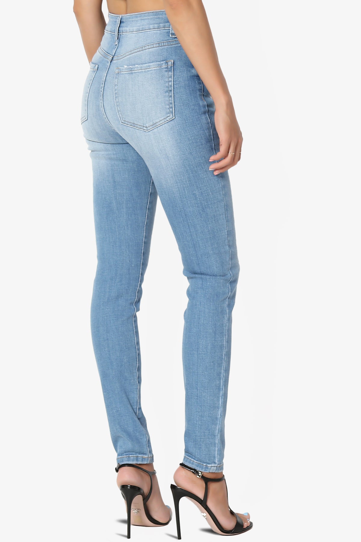 Load image into Gallery viewer, Louella High Rise Stretch Skinny Jeans in Light
