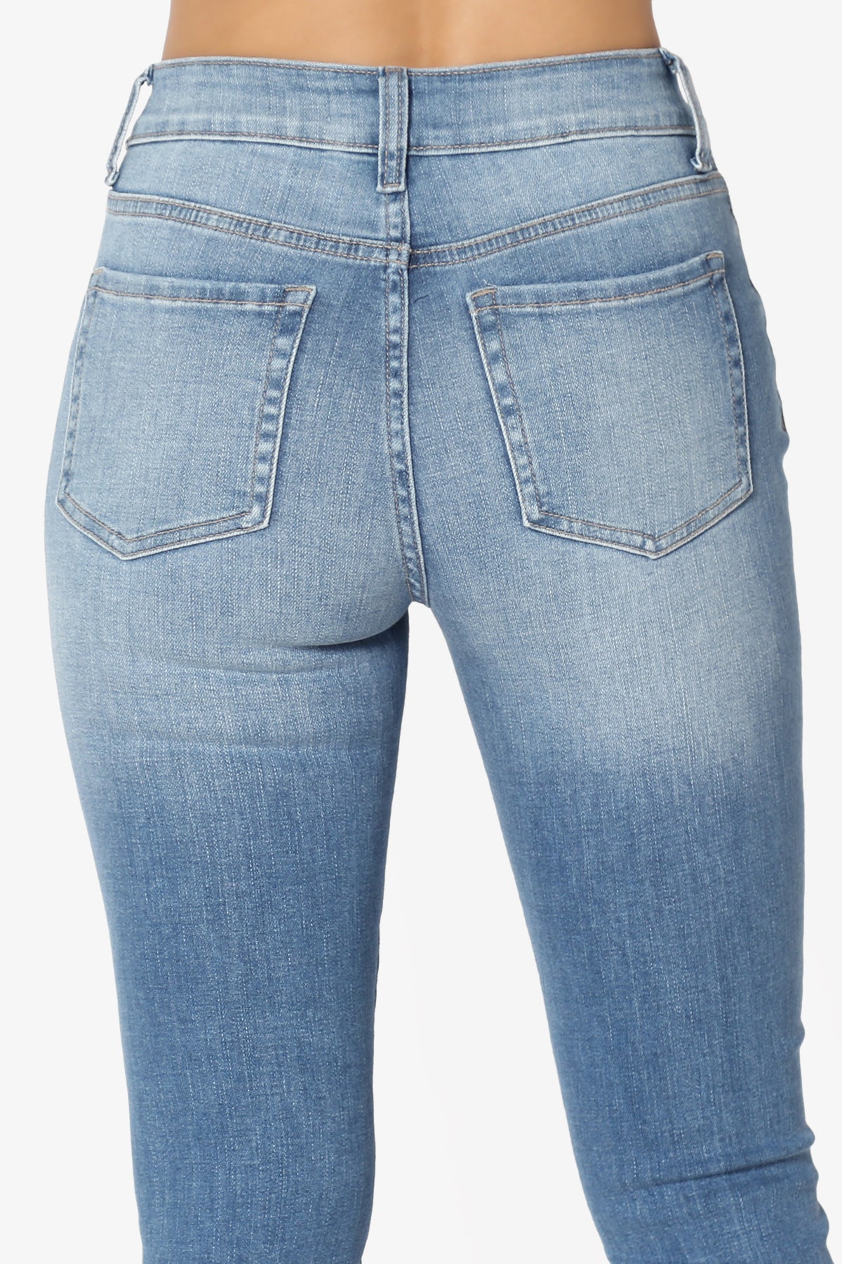 Louella High Rise Stretch Skinny Jeans in Medium