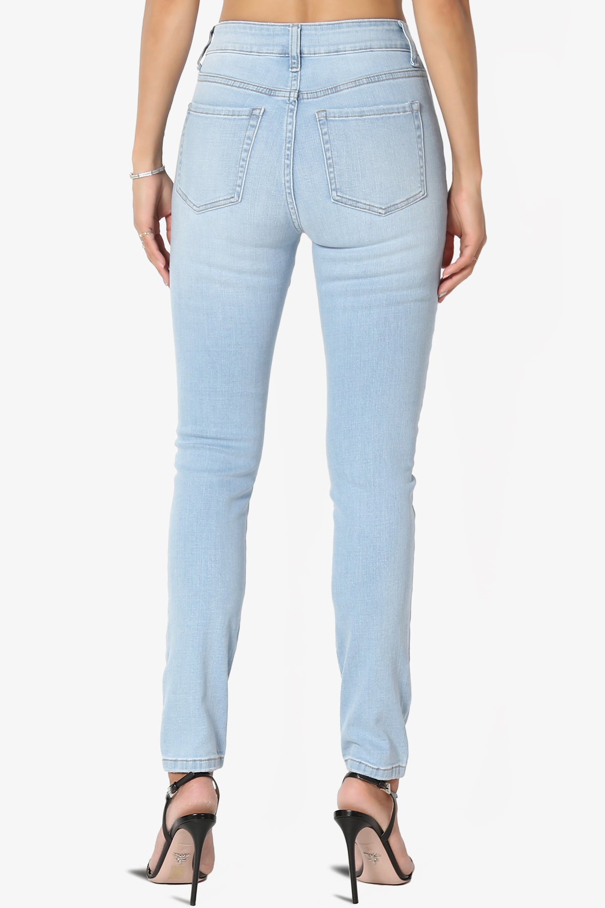 Louella High Rise Stretch Skinny Jeans in Super Light