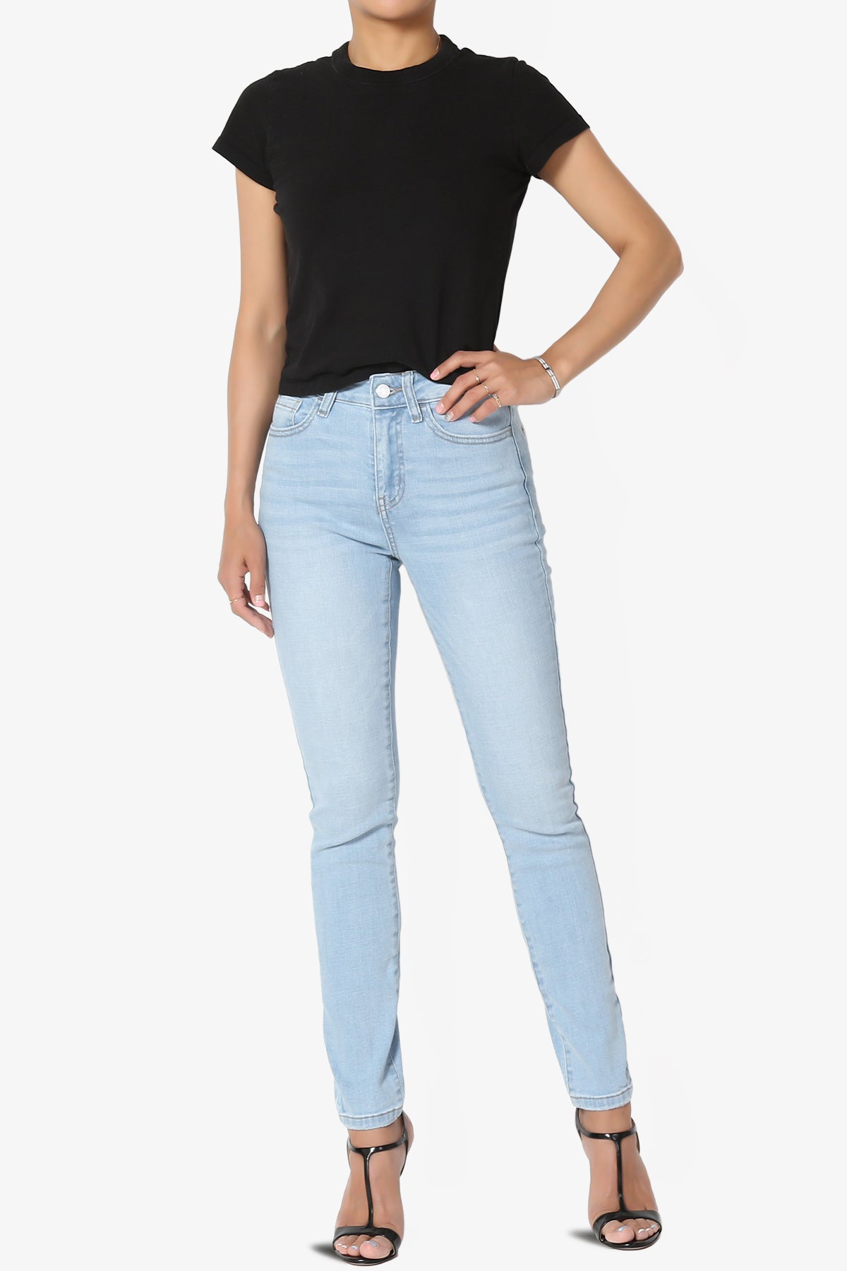 Load image into Gallery viewer, Louella High Rise Stretch Skinny Jeans in Super Light
