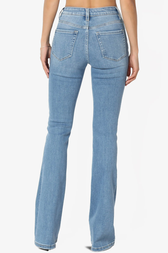 Load image into Gallery viewer, Swan Mid Rise Stretch Denim Bootcut Jeans LIGHT_2
