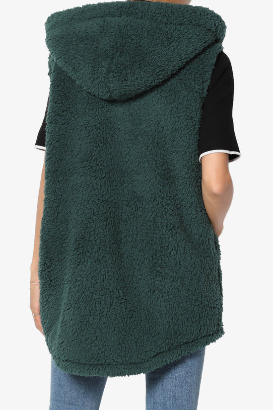 Load image into Gallery viewer, Vesa Soft Fleece Sherpa Hooded Vest PLUS
