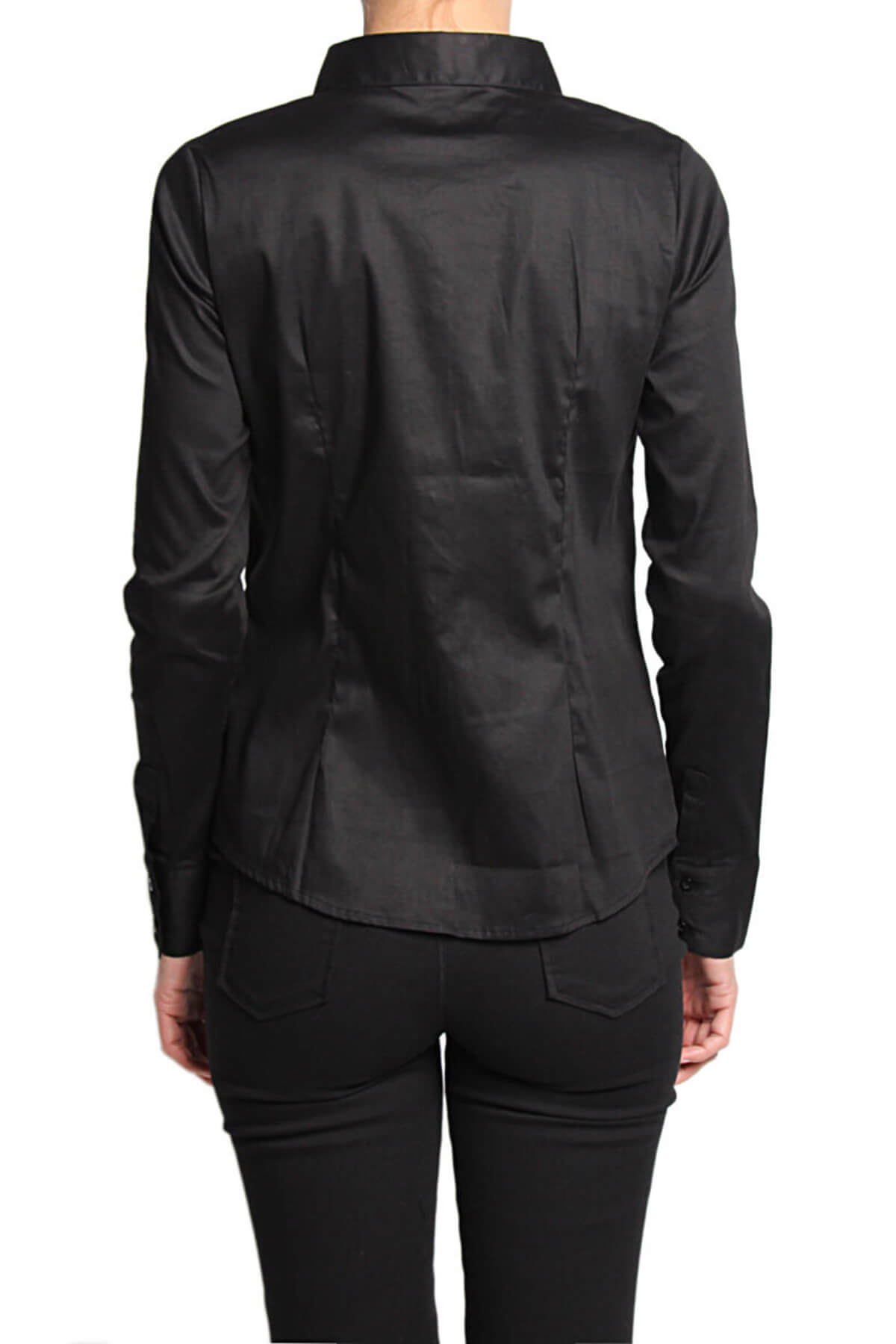 Brett Long Sleeve Button Down Woven Shirts BLACK_2