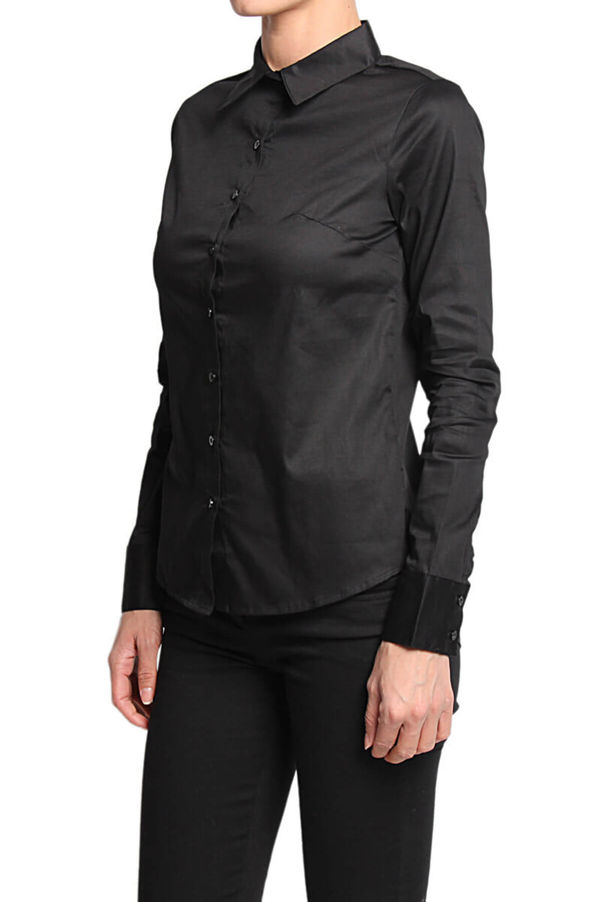 Load image into Gallery viewer, Brett Long Sleeve Button Down Woven Shirts BLACK_3
