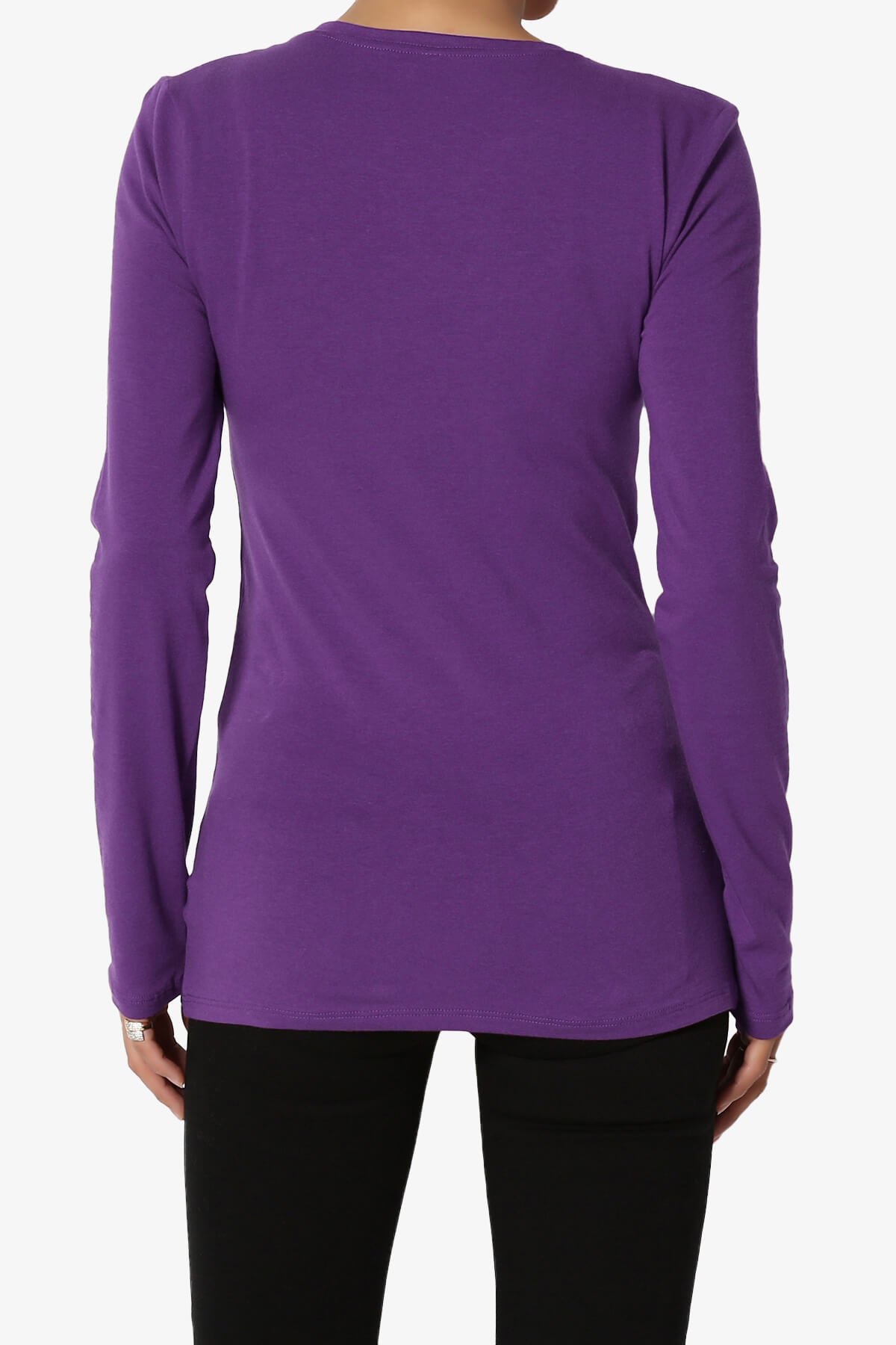 Load image into Gallery viewer, Gills Crew Neck Long Sleeve Tee PURPLE_2
