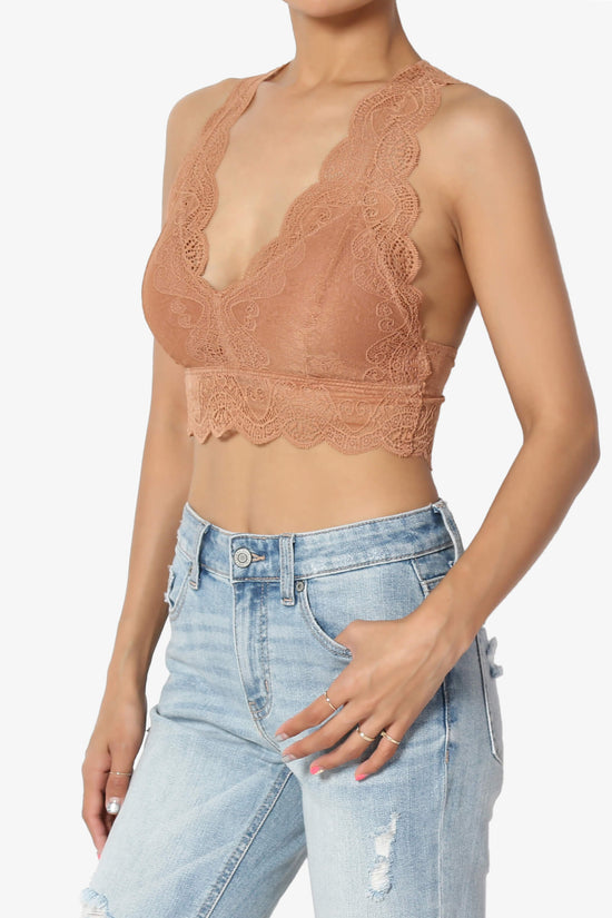 Adrienne Lace Padded Bralette EGG SHELL_3