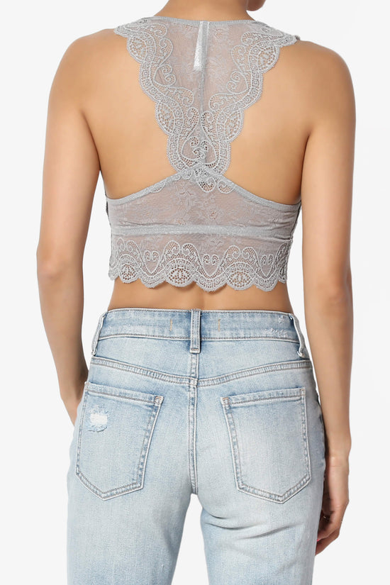 Load image into Gallery viewer, Adrienne Lace Padded Bralette GREY MIST_2
