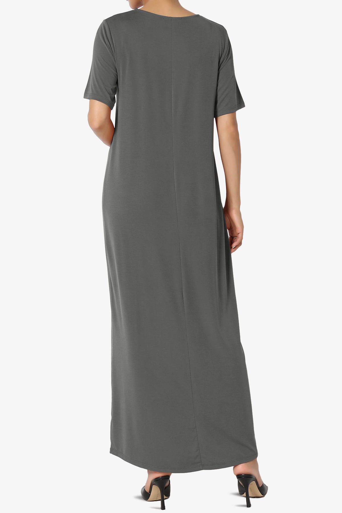 Load image into Gallery viewer, Clearer Modal Maxi T-Shirt Dress PLUS
