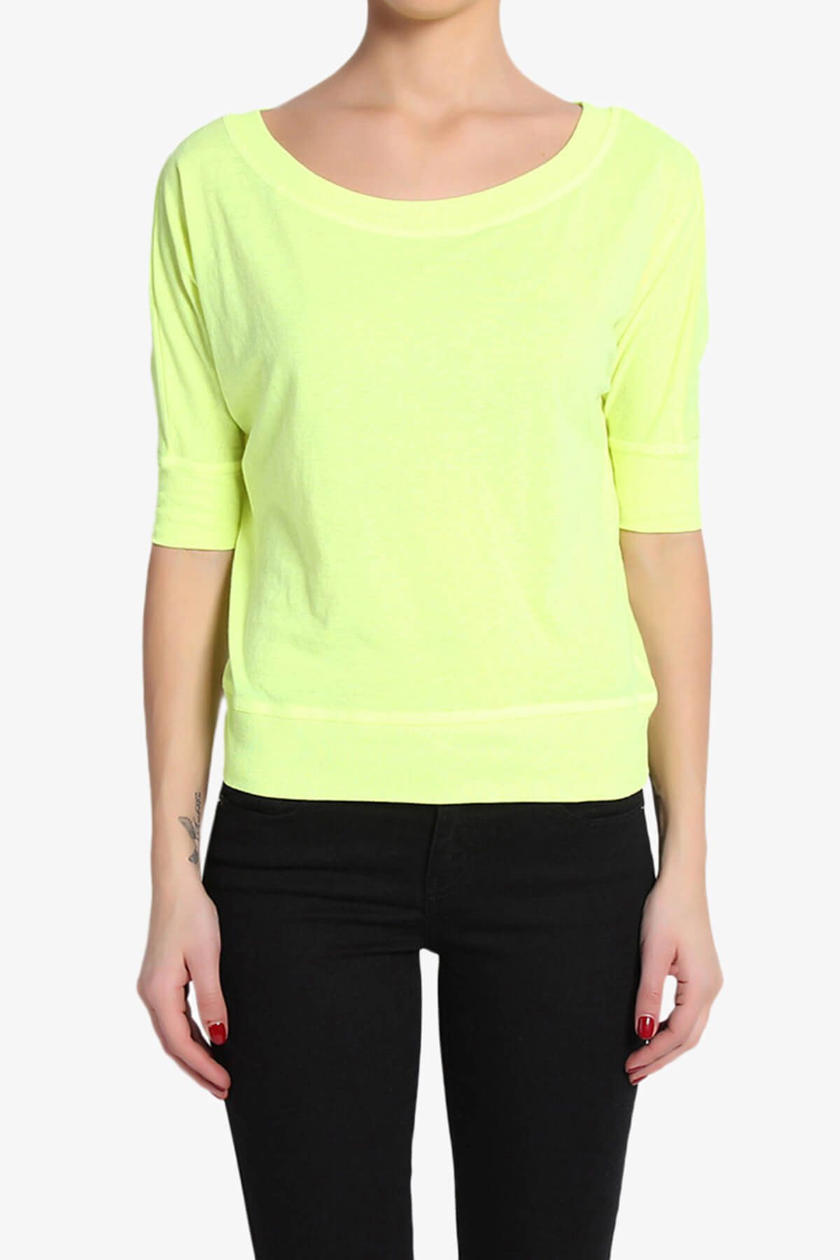 Load image into Gallery viewer, Charlotte Dolman Short Sleeve T-Shirt GREEN_1
