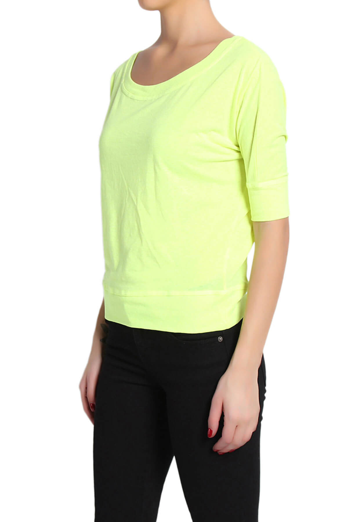 Load image into Gallery viewer, Charlotte Dolman Short Sleeve T-Shirt GREEN_3
