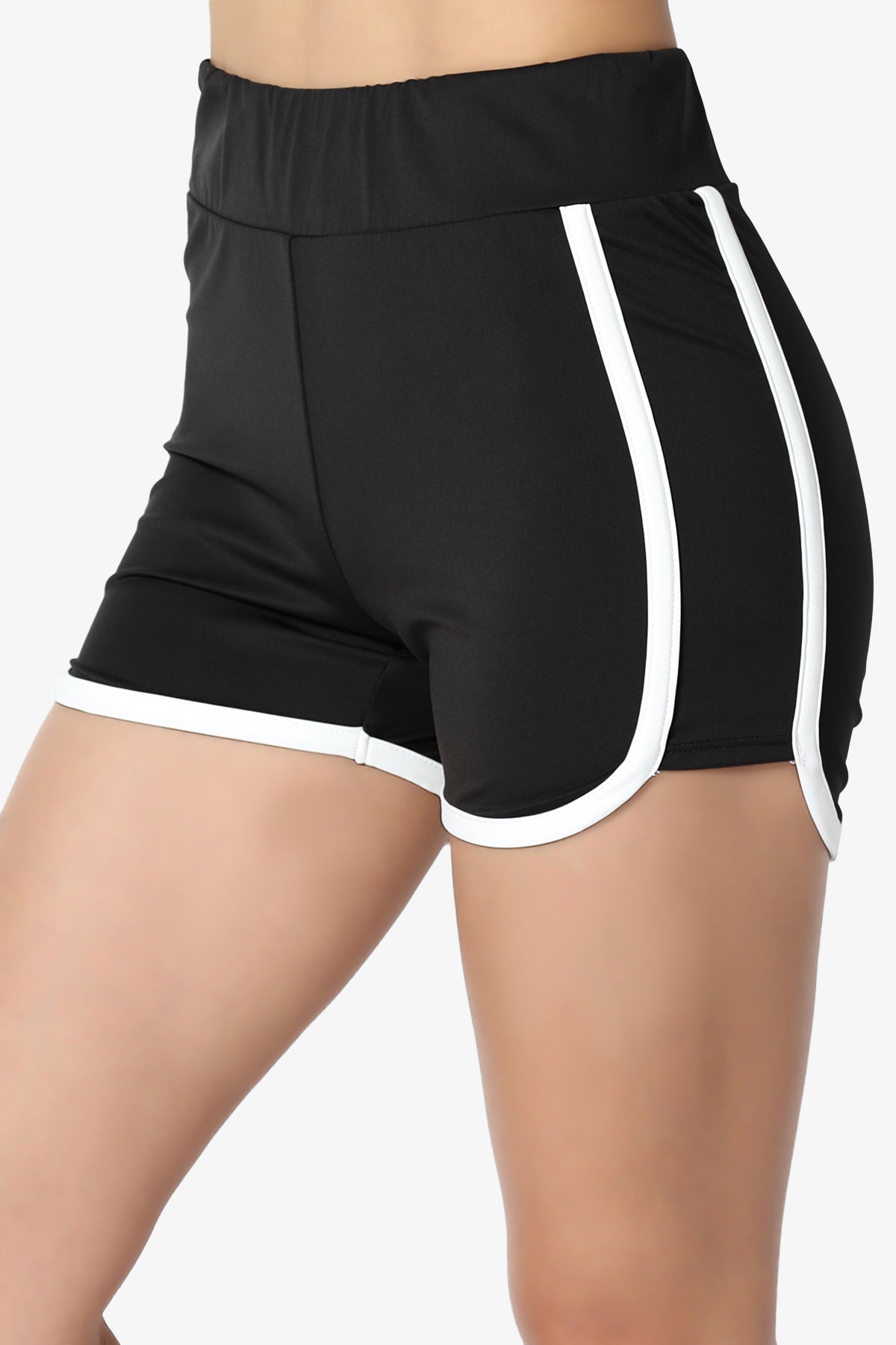 Load image into Gallery viewer, Dovie Athletic Contrast Trim Dolpin Shorts
