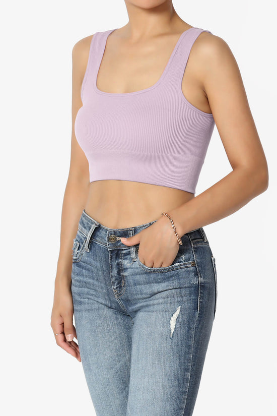 Hilde Ripped Seamless Square Neck Crop Tank Top DUSTY LAVENDER_3