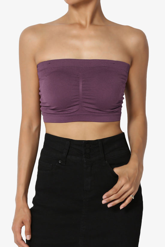 Load image into Gallery viewer, Conspire Removable Pad Bandeau DUSTY PLUM_1
