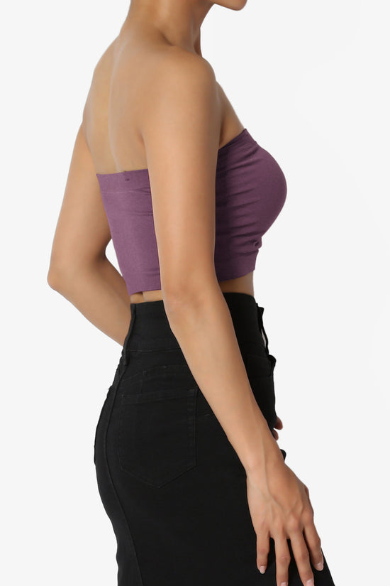Load image into Gallery viewer, Conspire Removable Pad Bandeau DUSTY PLUM_4
