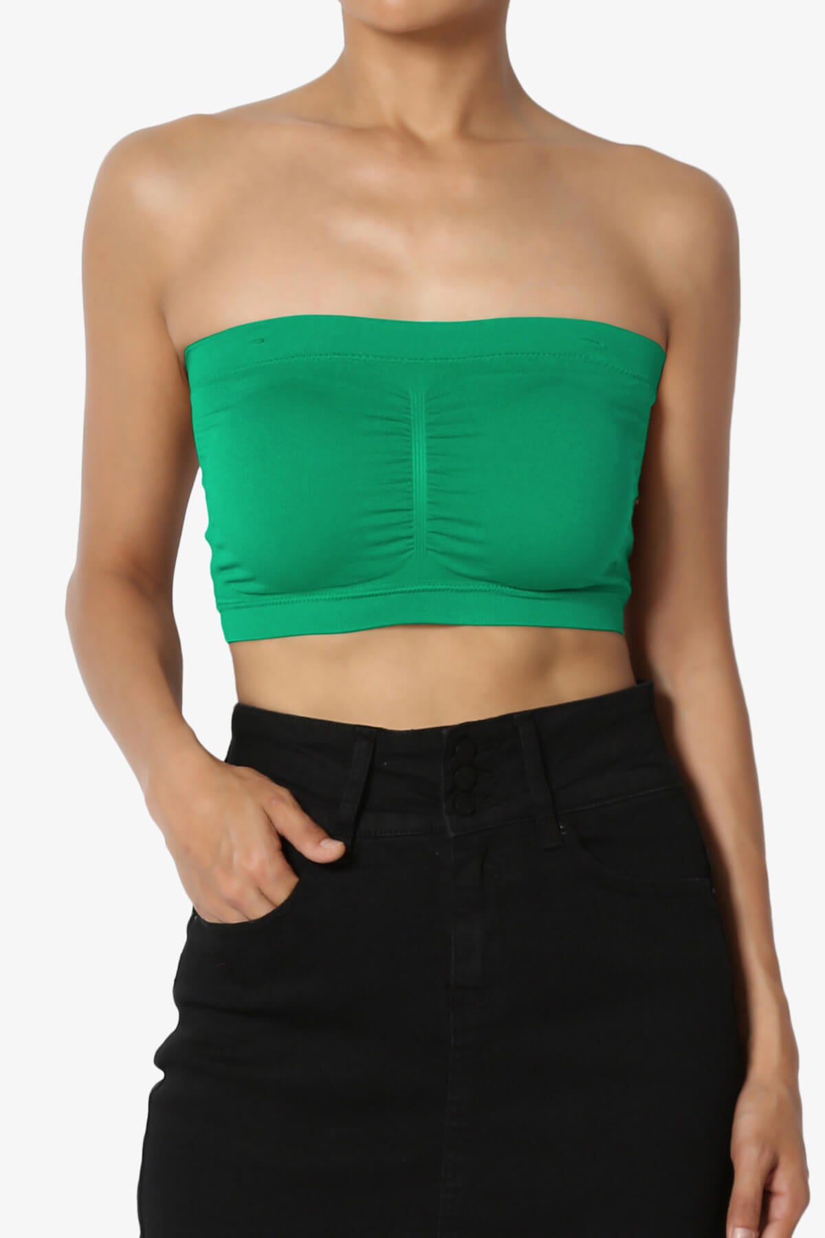 Conspire Removable Pad Bandeau KELLY GREEN_1