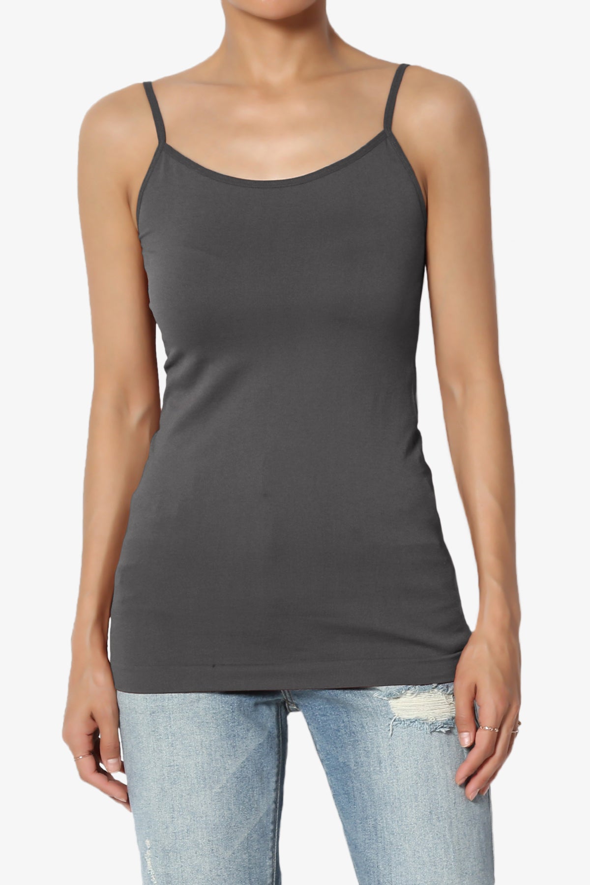 Load image into Gallery viewer, Himari Seamless Camisole Top ASH GREY_1
