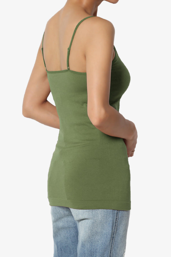 Load image into Gallery viewer, Himari Seamless Camisole Top ASH OLIVE_4
