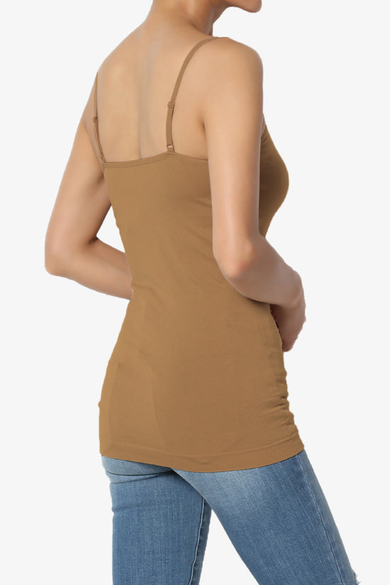 Load image into Gallery viewer, Himari Seamless Camisole Top DEEP CAMEL_4
