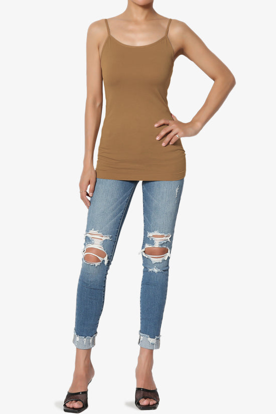 Load image into Gallery viewer, Himari Seamless Camisole Top DEEP CAMEL_6
