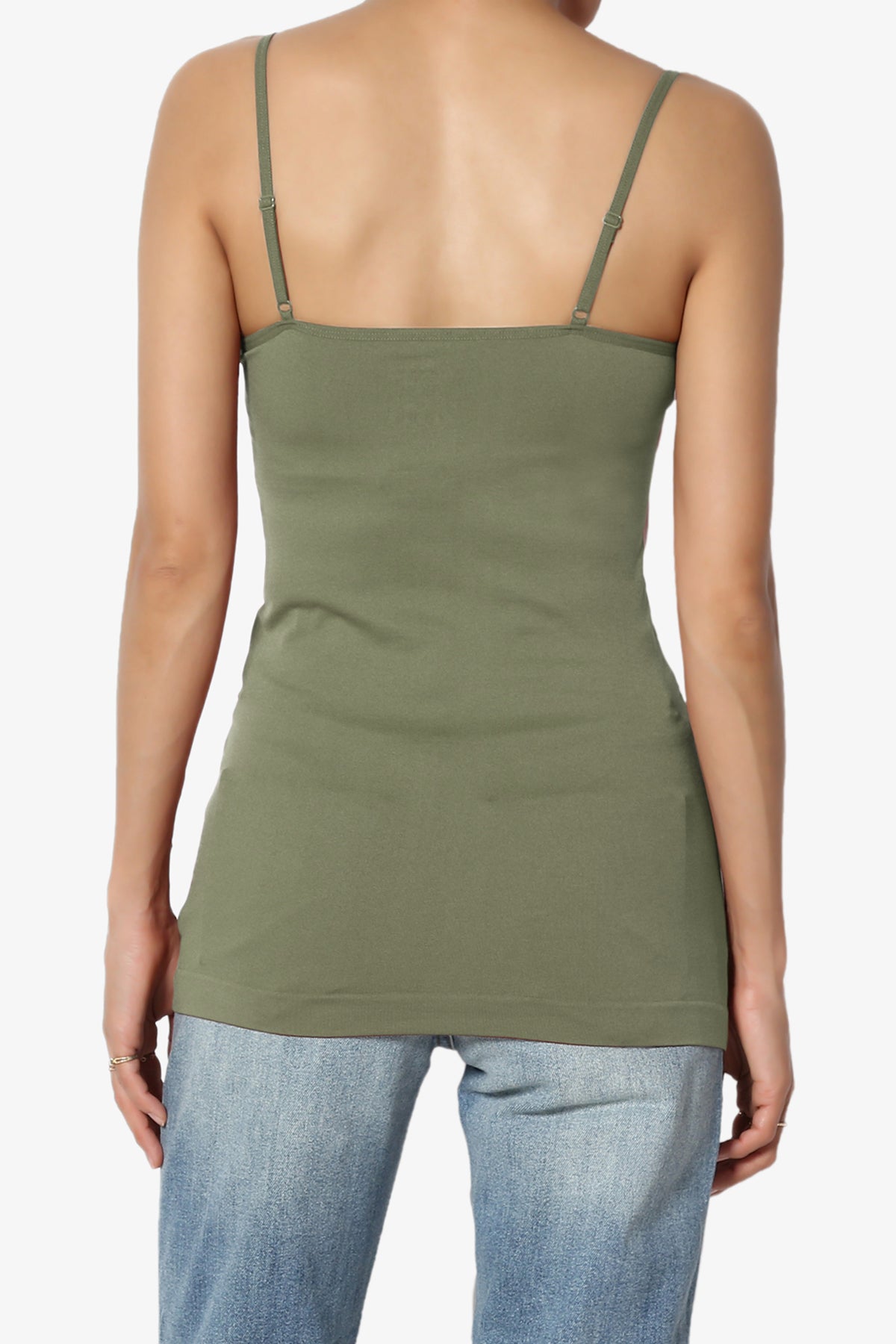 Himari Seamless Camisole Top DUSTY OLIVE_2