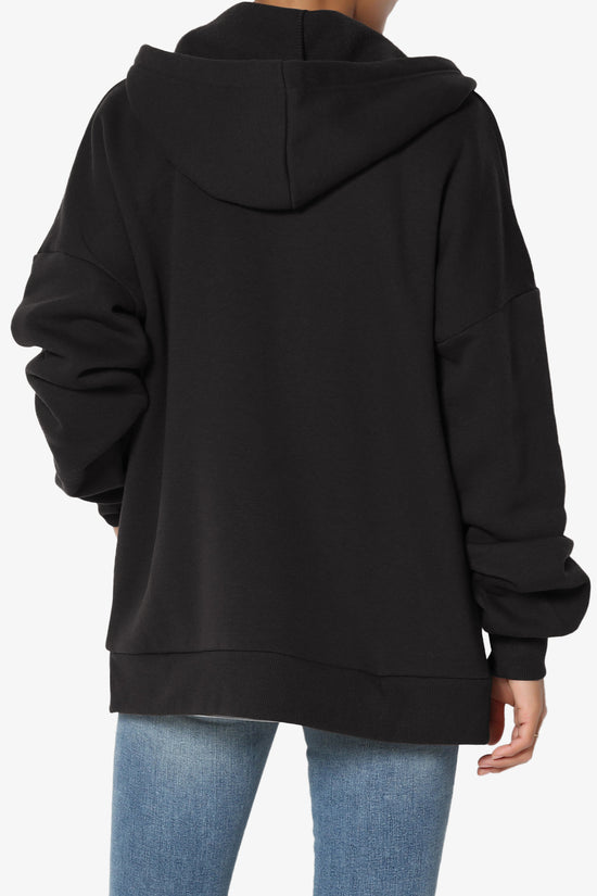 Load image into Gallery viewer, Accie Fleece Zip Hooded Jacket BLACK_2
