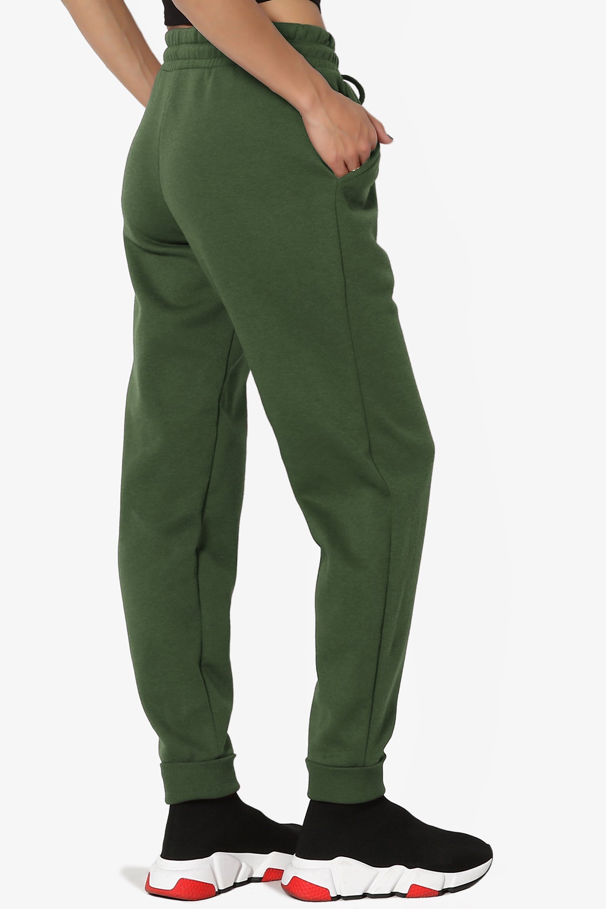 Powerblend, Fleece, Warm And Comfortable Joggers For Women, 29 (Plus, Happy  Spring Green Script, Small