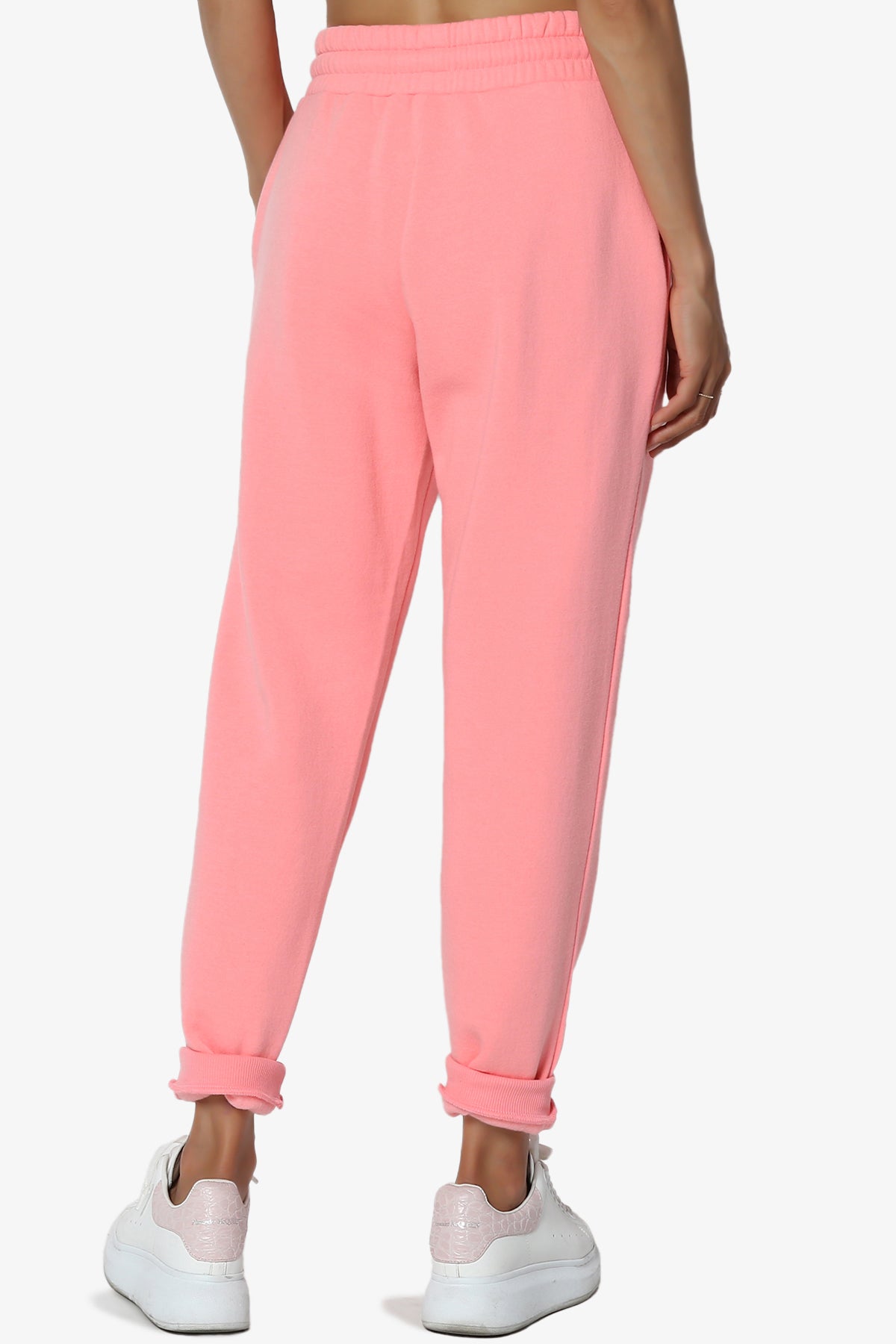 VISALY Cropped Pants for Women Casual Petite Joggers Lounge with Pockets  Pants Womens Waisted Athletic Sweatpants, Pink, Medium : :  Clothing, Shoes & Accessories