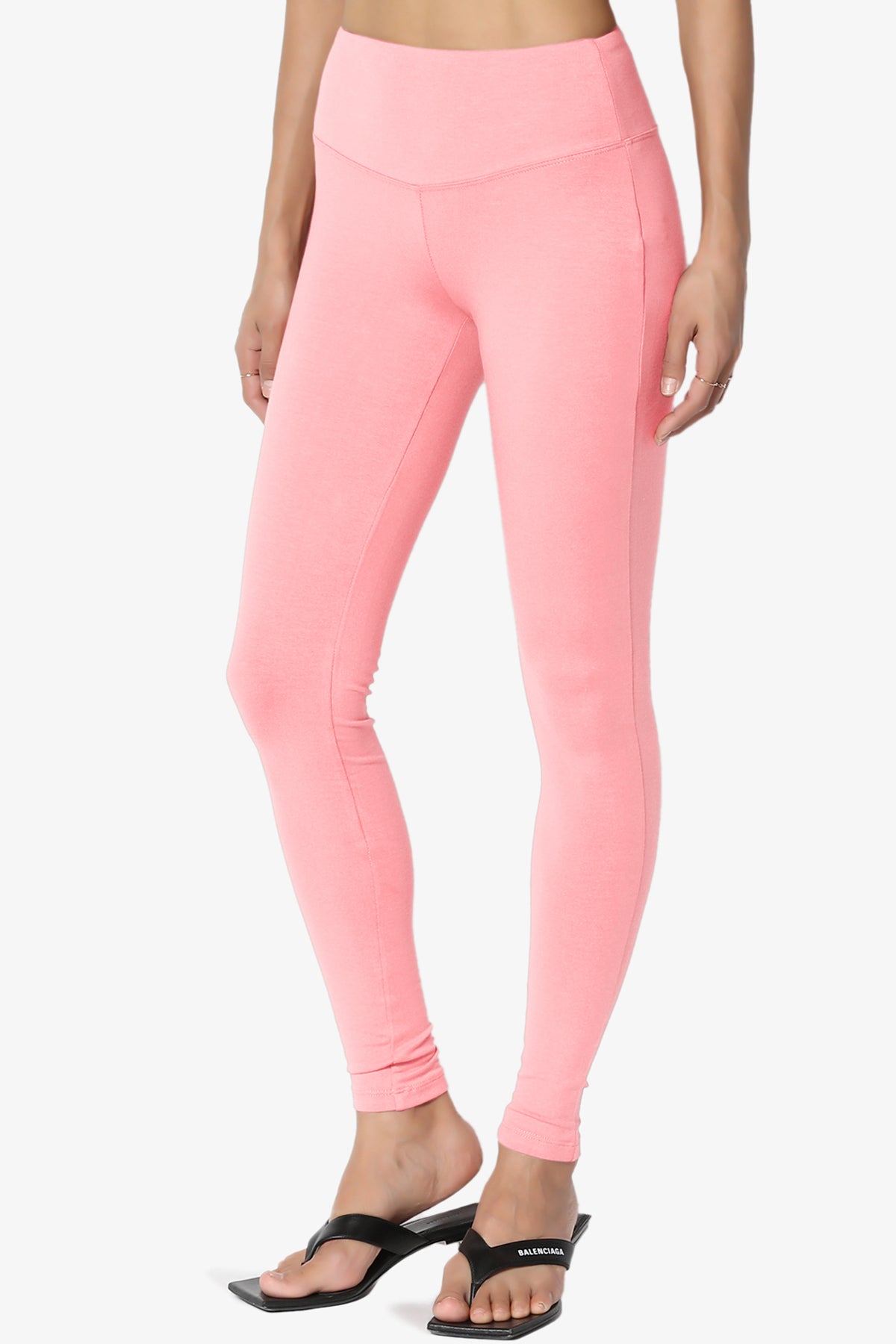 Load image into Gallery viewer, Ansley Cotton Wide Waistband Ankle Leggings PLUS
