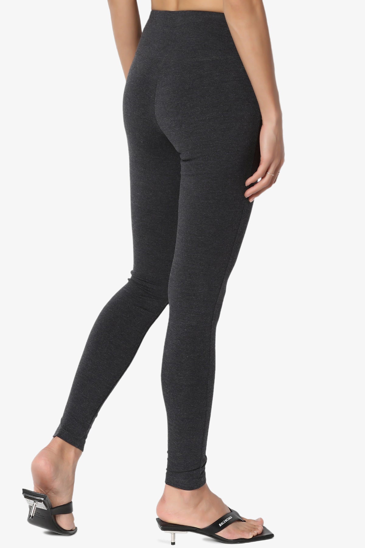 Load image into Gallery viewer, Ansley Cotton Wide Waistband Ankle Leggings
