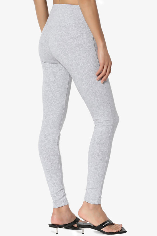 Ansley Cotton Wide Waistband Ankle Leggings MORE COLORS