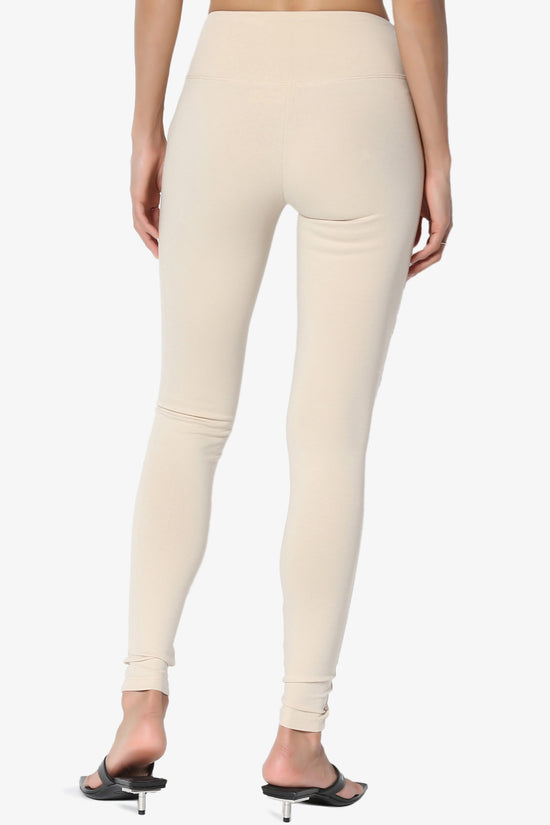 Ansley Cotton Wide Waistband Ankle Leggings PLUS MORE COLORS