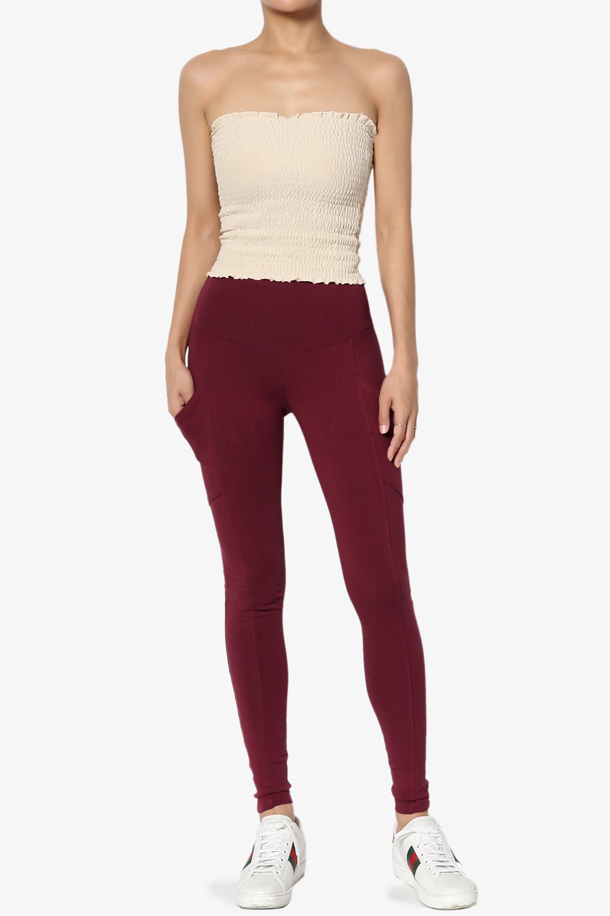 Ansley Luxe Cotton Leggings with Pockets PLUS