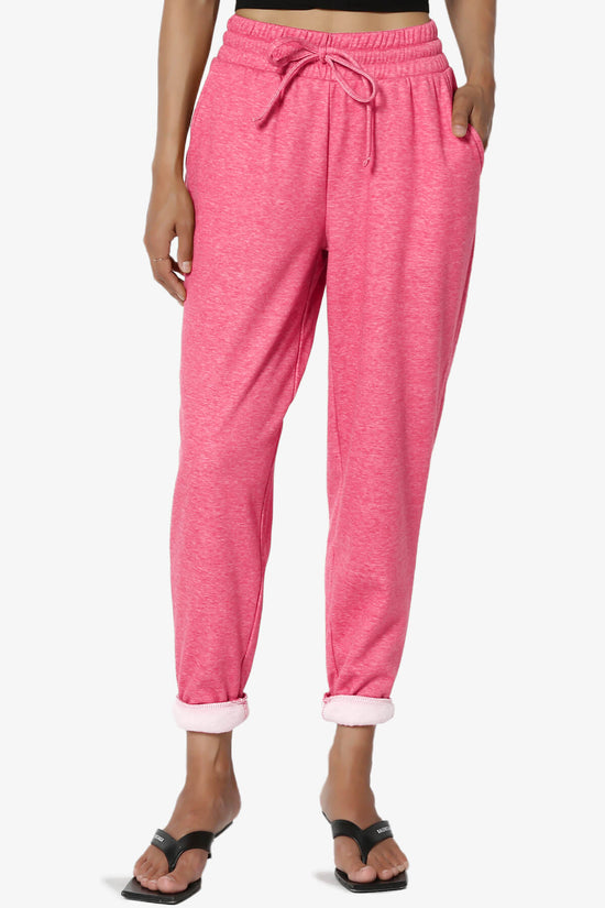 Catcher Melange Fleece Jogger Pants FUCHSIA_1