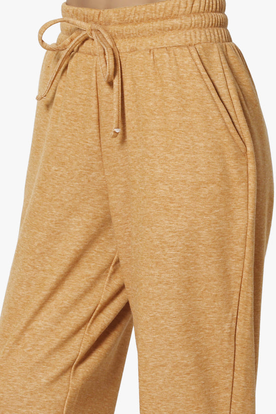 Catcher Melange Fleece Jogger Pants LIGHT MUSTARD_5