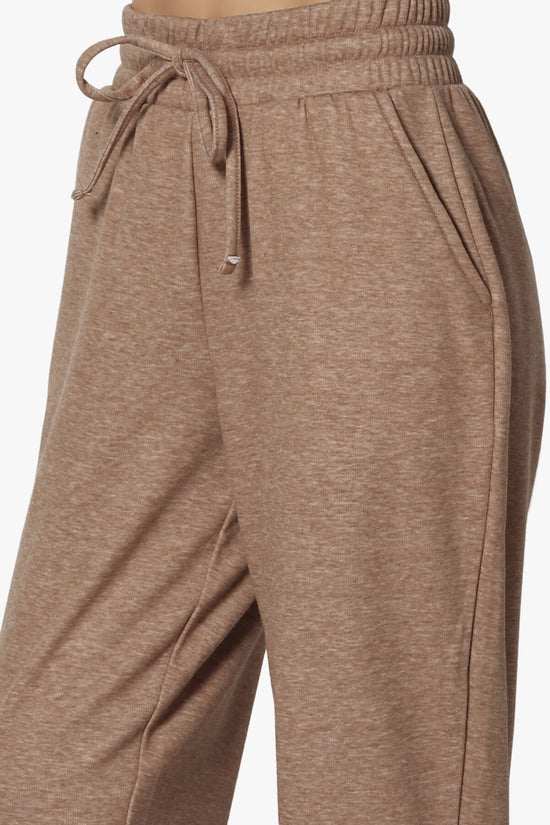 Catcher Melange Fleece Jogger Pants MOCHA_5