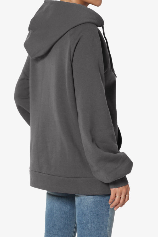 Accie Side Drawstring Hooded Sweatshirts