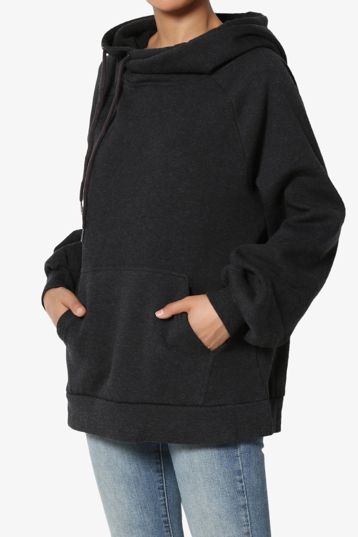 Accie Side Drawstring Hooded Sweatshirts