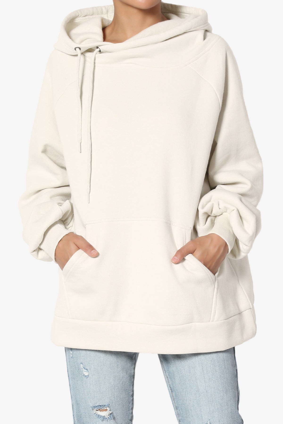 Accie Side Drawstring Hooded Sweatshirts