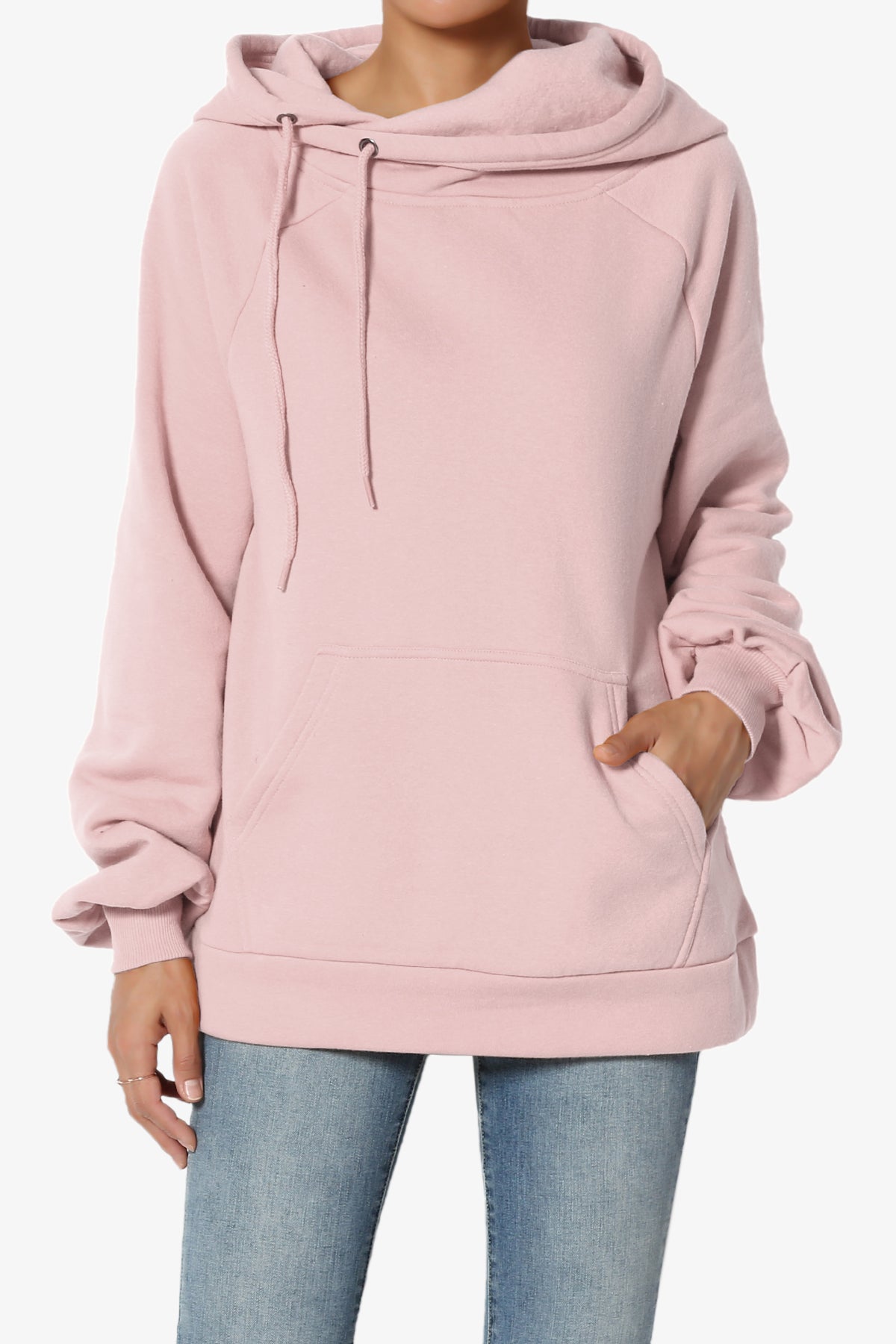 Accie Side Drawstring Hooded Sweatshirts