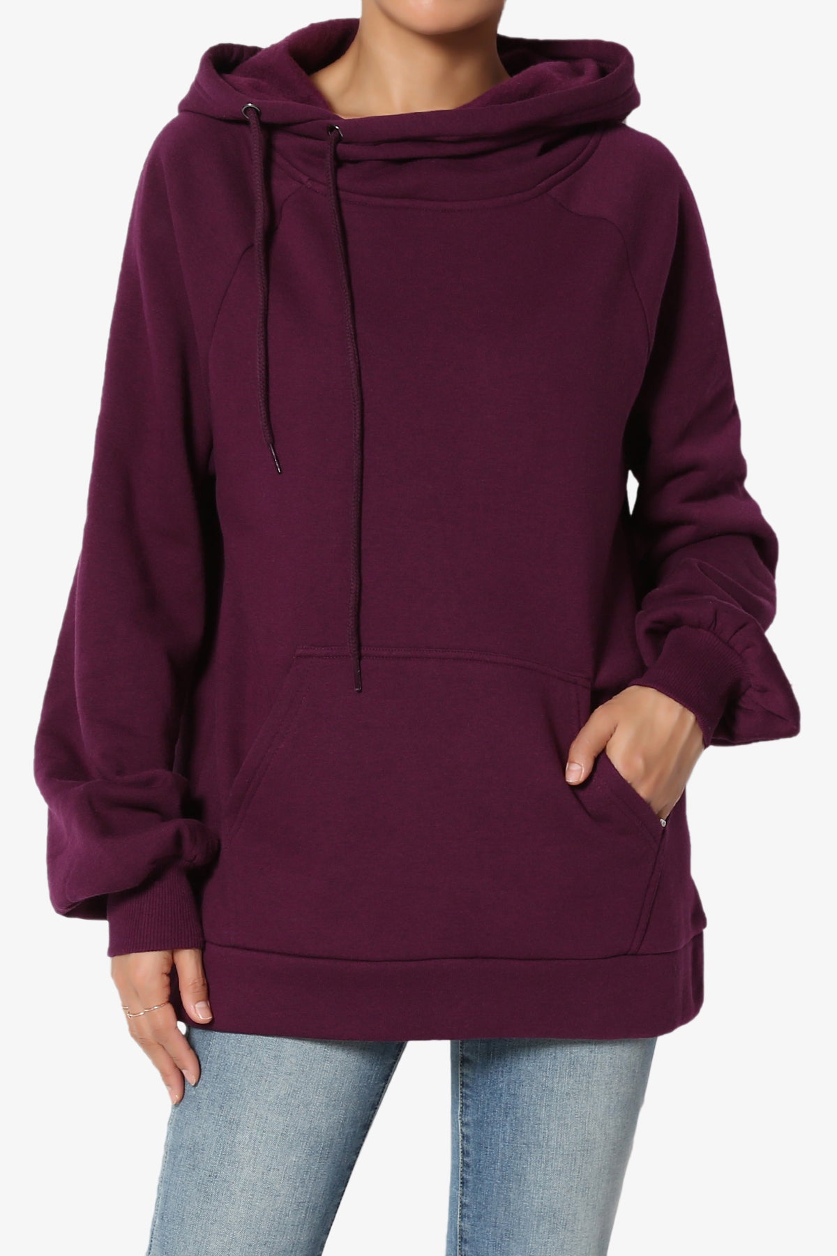 Accie Side Drawstring Hooded Sweatshirts