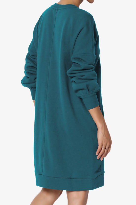 Load image into Gallery viewer, Accie Crew Neck Tunic Sweatshirt TEAL_4
