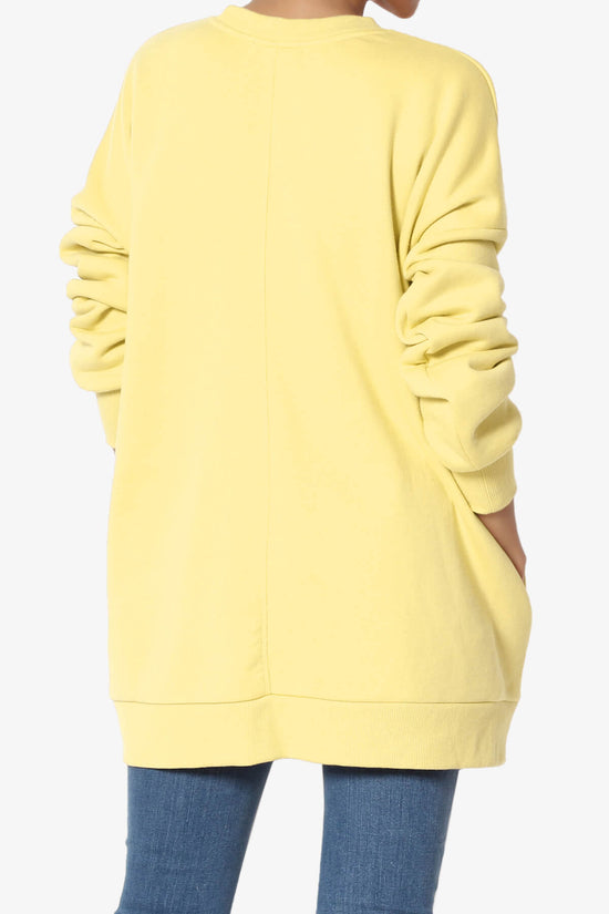 Load image into Gallery viewer, Accie Crew Neck Pullover Sweatshirts DUSTY BANANA_2

