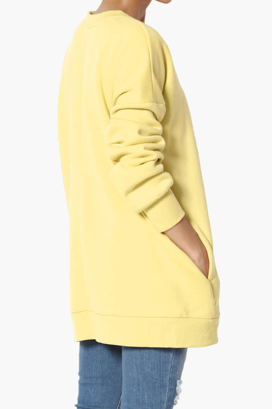 Load image into Gallery viewer, Accie Crew Neck Pullover Sweatshirts DUSTY BANANA_4
