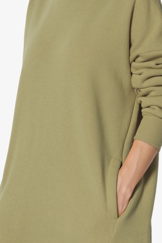 Load image into Gallery viewer, Accie Crew Neck Pullover Sweatshirts KHAKI GREEN_5
