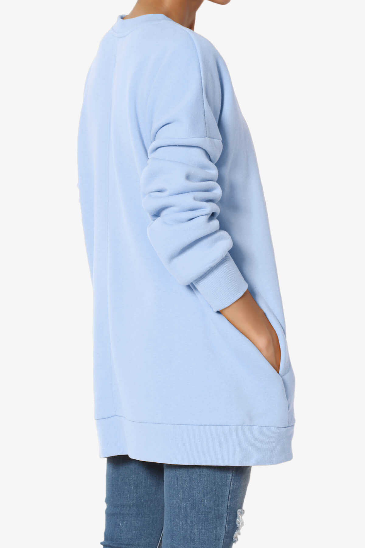 Load image into Gallery viewer, Accie Crew Neck Pullover Sweatshirts LIGHT BLUE_4
