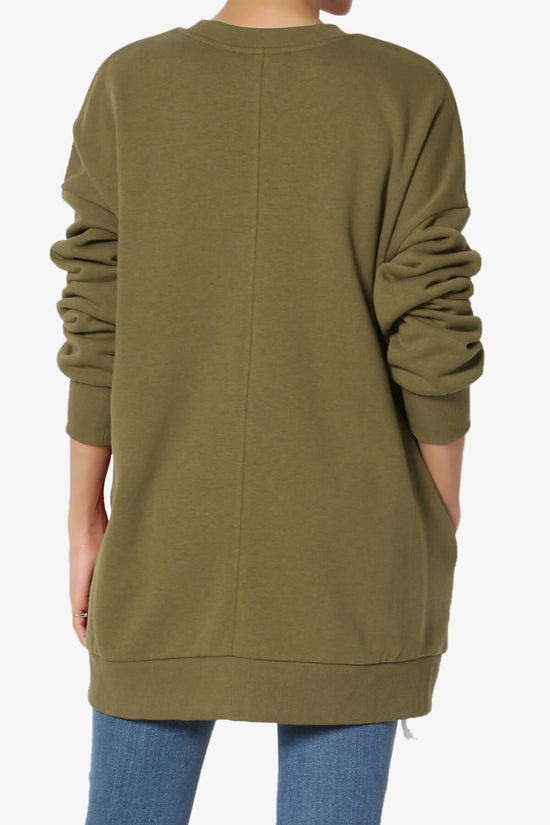Load image into Gallery viewer, Accie Crew Neck Pullover Sweatshirts OLIVE KHAKI_2
