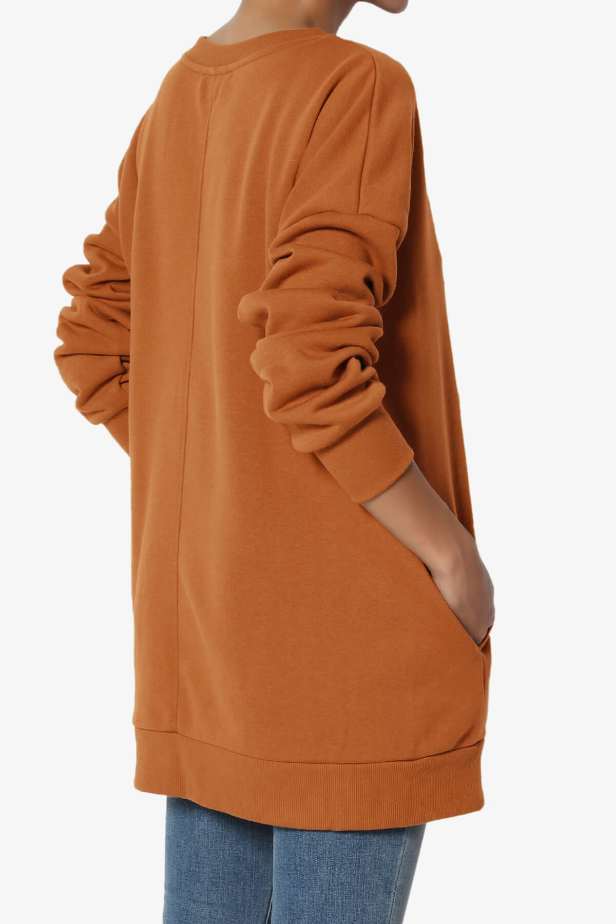 Load image into Gallery viewer, Accie V-Neck Pullover Sweatshirts ALMOND_4
