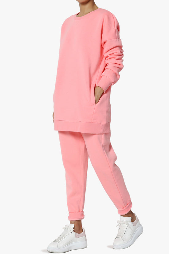 Load image into Gallery viewer, Accie Fleece Pullover &amp;amp; Jogger Set BRIGHT PINK_3
