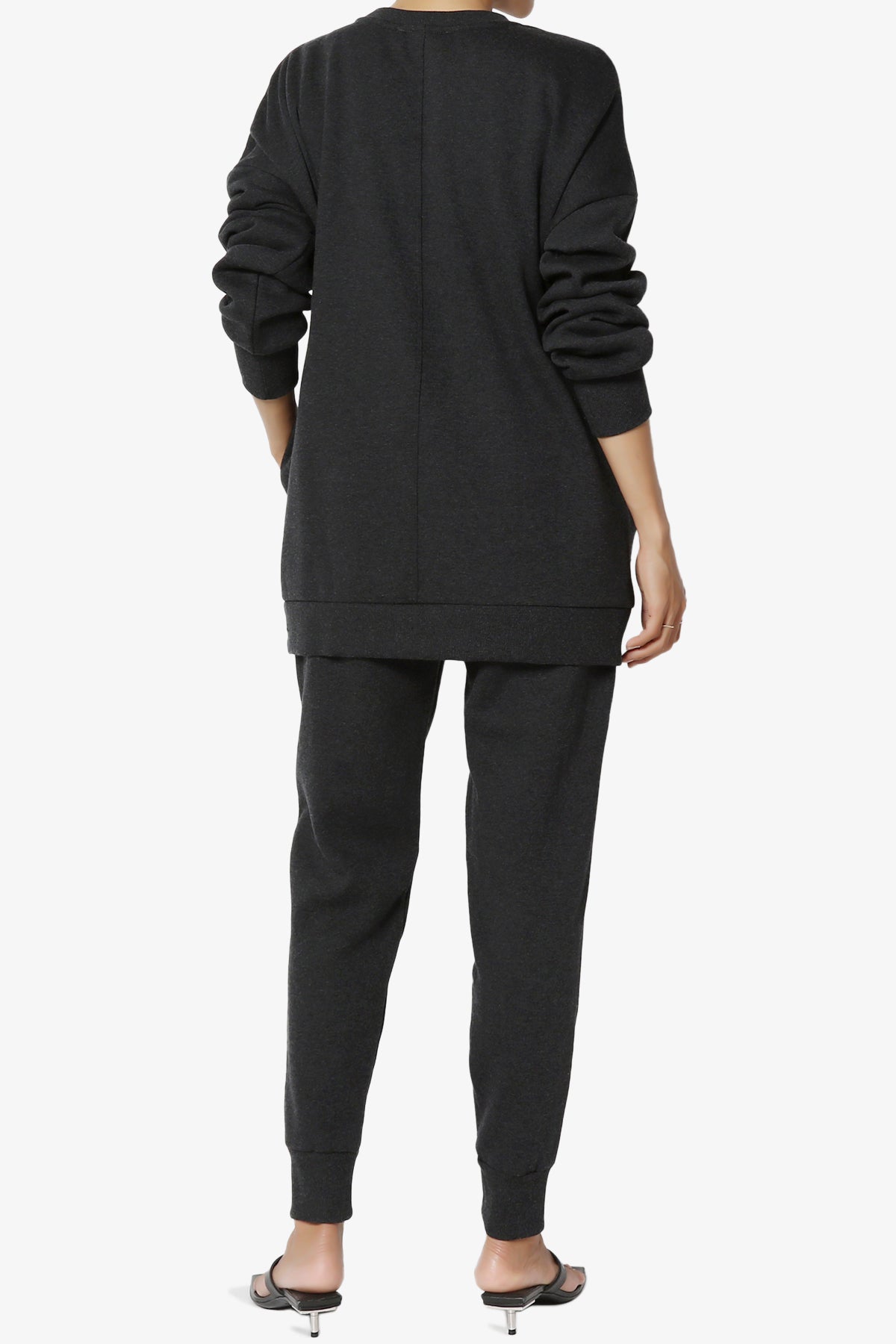 Load image into Gallery viewer, Accie Fleece Pullover &amp;amp; Jogger Set CHARCOAL_2
