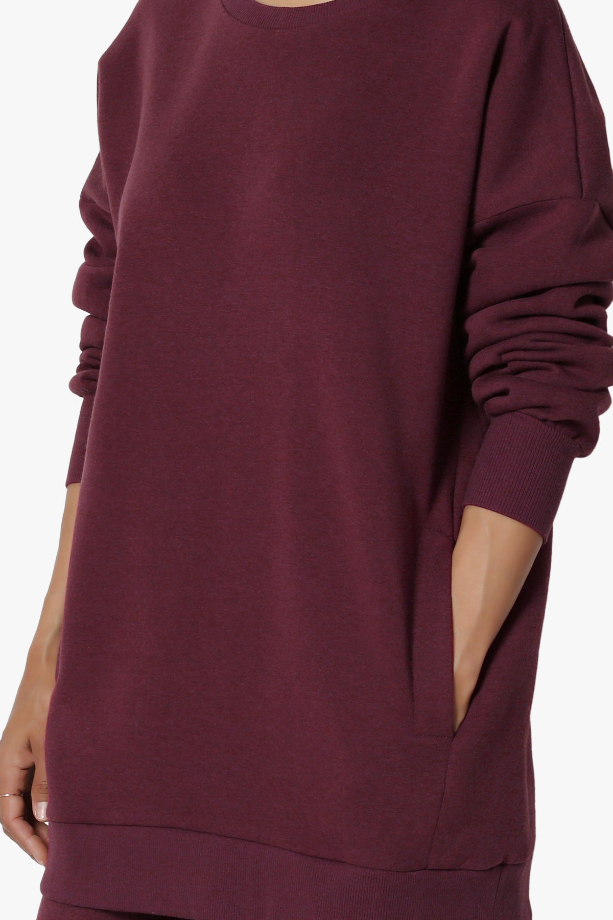 Load image into Gallery viewer, Accie Fleece Pullover &amp;amp; Jogger Set DARK BURGUNDY_5
